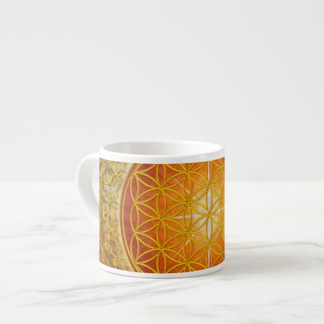 Flower of Life - Ornament III Espresso Cup (Front Left)