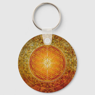 Flower of Life - Ornament III Key Ring