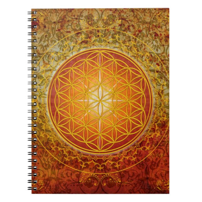 Flower of Life - Ornament III Notebook (Front)