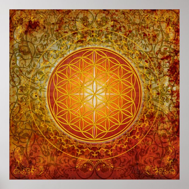 Flower of Life - Ornament III Poster (Front)