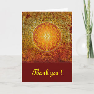 Flower of Life - Ornament III Thank You Card