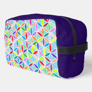 Flower of Life Pattern – Multicoloured Dopp Kit