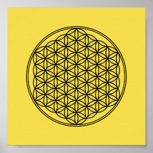 Flower of Life - pattern Poster