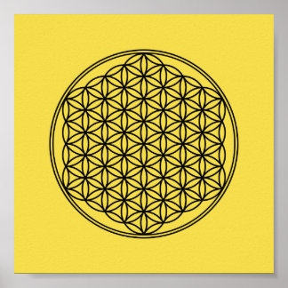 Flower of Life - pattern Poster