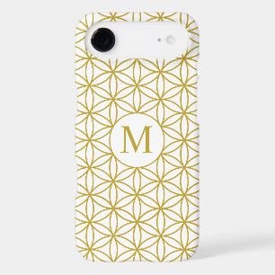 Flower of Life Ptn (Personalized) – Gold on White