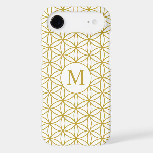 Flower of Life Ptn (Personalized) – Gold on White