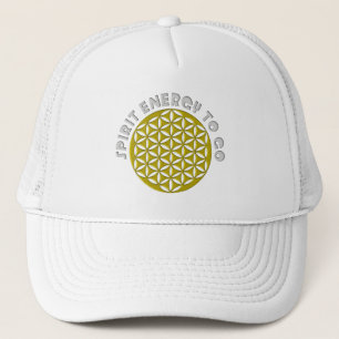 FLOWER OF LIFE - punched - SPIRIT ENERGY TO GO Trucker Hat