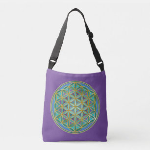 FLOWER OF LIFE - Sacred Geometrie Design 1 Crossbody Bag
