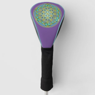 FLOWER OF LIFE - Sacred Geometrie Design 1 Golf Head Cover