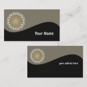 FLOWER OF LIFE - Sacred Geometrie Light 1 Business Card