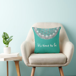 FLOWER OF LIFE - Sacred Geometrie Light 2 Cushion