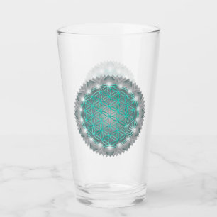 FLOWER OF LIFE - Sacred Geometrie Light 2 Glass