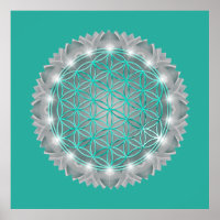 FLOWER OF LIFE - Sacred Geometrie Light 2