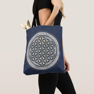 FLOWER OF LIFE - Sacred Geometrie Symbol Art 1 Tote Bag