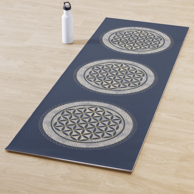 FLOWER OF LIFE - Sacred Geometrie Symbol Art 1 Yoga Mat (In Situ)