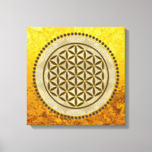 FLOWER OF LIFE - Sacred Geometrie Symbol Art 2 Canvas Print