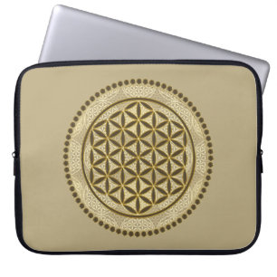 FLOWER OF LIFE - Sacred Geometrie Symbol Art 2 Laptop Sleeve