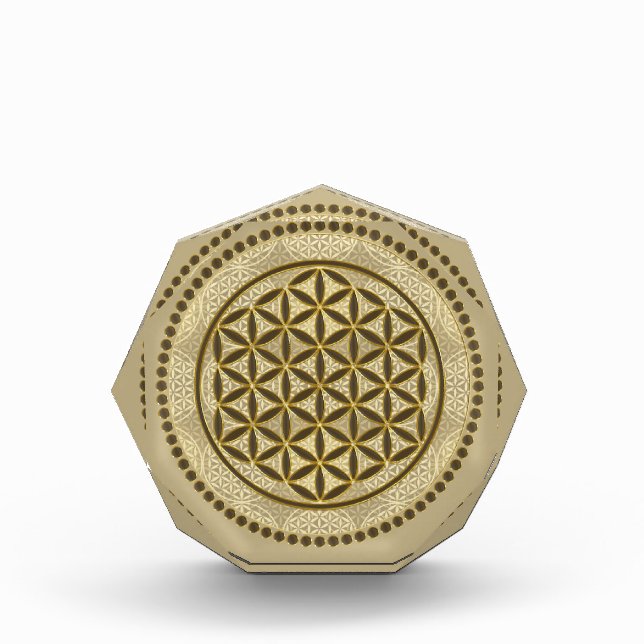 FLOWER OF LIFE - Sacred Geometrie Symbol Art 2 Photo Block (Front)