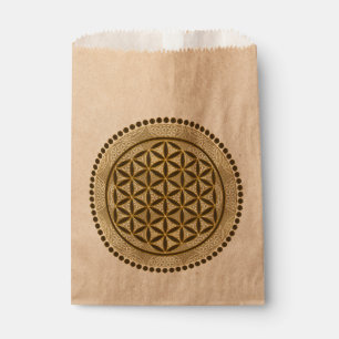 FLOWER OF LIFE - Sacred Geometrie Symbol Art 2 Wal Favour Bags