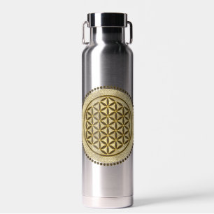 FLOWER OF LIFE - Sacred Geometrie Symbol Art 2 Water Bottle