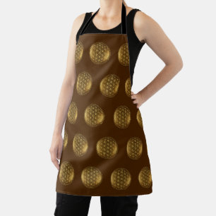 FLOWER OF LIFE - Sacred Geometry Medaillon 1 Apron