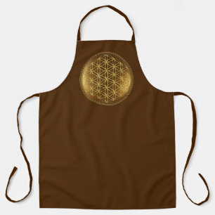 FLOWER OF LIFE - Sacred Geometry Medaillon 1 Apron