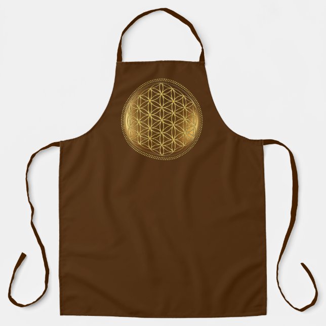 FLOWER OF LIFE - Sacred Geometry Medaillon 1 Apron (Front)