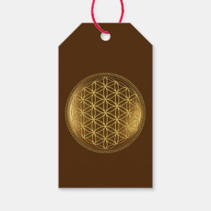FLOWER OF LIFE - Sacred Geometry Medaillon 1 Gift Tags