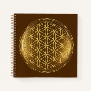 FLOWER OF LIFE - Sacred Geometry Medaillon 1 Notebook
