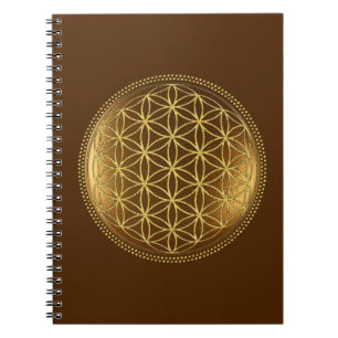 FLOWER OF LIFE - Sacred Geometry Medaillon 1 Notebook