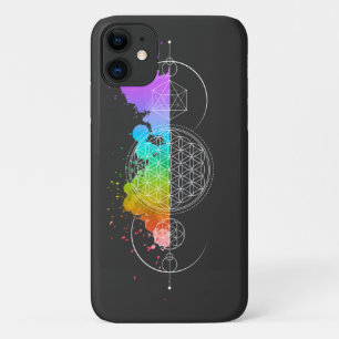 Flower of life - Sacred geometry - Moon - IPhone 11 Case