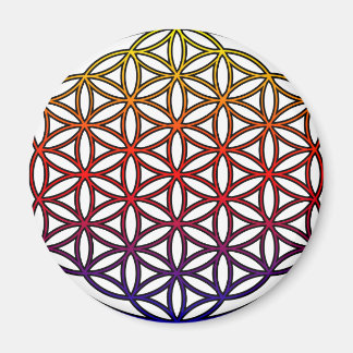Flower of Life Sacred Geometry Symbol - 1 Magnet