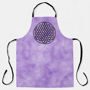 FLOWER OF LIFE - Sacred Geometry Symbol full 1 Apron