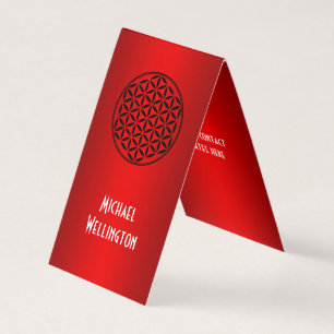 FLOWER OF LIFE - Sacred Geometry Symbol full 1 Business Card
