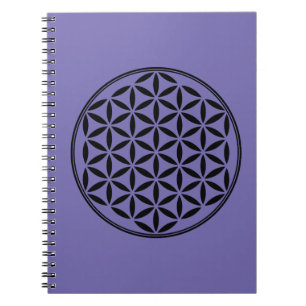 FLOWER OF LIFE - Sacred Geometry Symbol full 1 Notebook