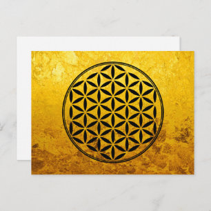 FLOWER OF LIFE - Sacred Geometry Symbol full 1 Postcard