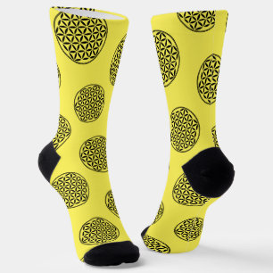 FLOWER OF LIFE - Sacred Geometry Symbol full 1 Socks