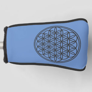 FLOWER OF LIFE - Sacred Geometry Symbol outline 1 Golf Head Cover