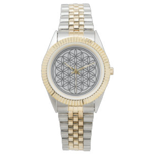 FLOWER OF LIFE - Sacred Geometry Symbol outline 1 Watch