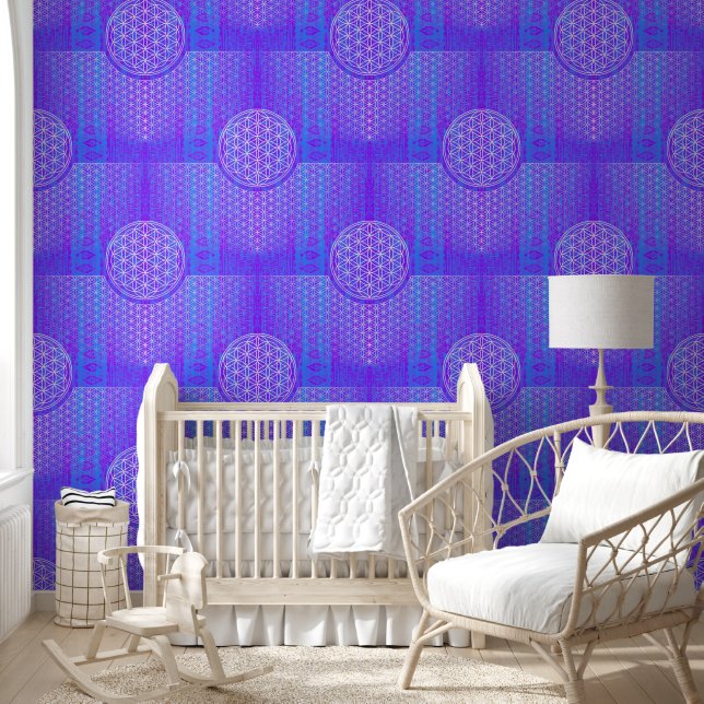 Flower Of Life - Seamless Pattern Art 1 Wallpaper (Kids)