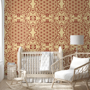 Flower Of Life - Seamless Pattern Art 8 Wallpaper