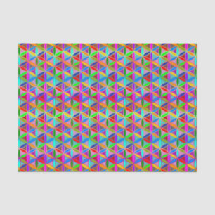 Flower of Life - seamless pattern - gradient colou Tissue Paper