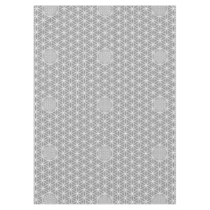 Flower of Life - seamless plain white + your backg Tablecloth