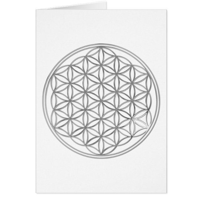 Flower Of Life | silver (Front)