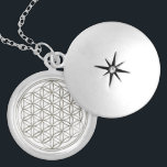 FLOWER OF LIFE - silver Locket Necklace<br><div class="desc">Spiritual Symbol ART by EDDA Fröhlich | The Flower of Life (Blume des Lebens) is the original language of the universe; shapes,  geometry,  numbers and proportions. It radiates harmony and perfection of the holy geometry and stands for infinity and perfect order.</div>