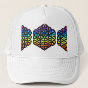 Flower of Life Snapback By Megaflora Trucker Hat