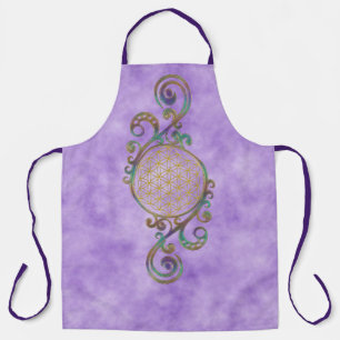 Flower Of Life - Spirals Ornaments 1 Apron