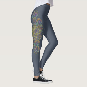 Flower Of Life - Spirals Ornaments 1 Leggings