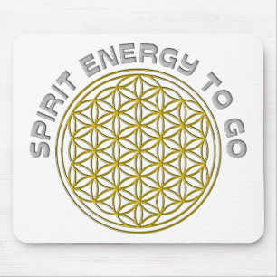 FLOWER OF LIFE - SPIRIT ENERGY TO GO MOUSE MAT