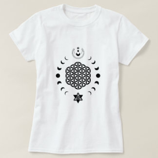 Flower of Life Spiritual Symbol  T-Shirt